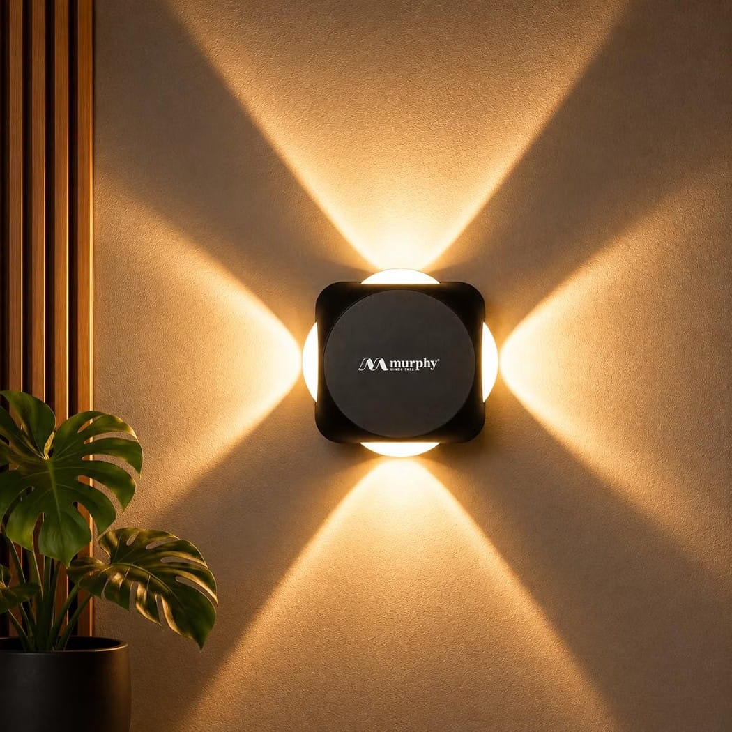Kruzmart™Murphy LED Outdoor Up/Down Wall Light – 6W Warm White